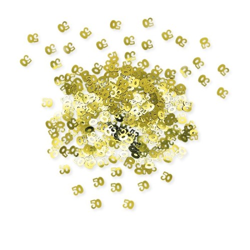 Confetti metallizzati da tavolo 50 Gold 15 gr.