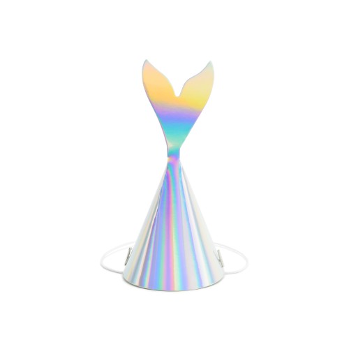 Cappellini iridescenti Marmaid Cm. 18 - Blister 6 pezzi