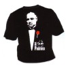 T-shirt umoristica nera "Il Padrino" - Taglia S