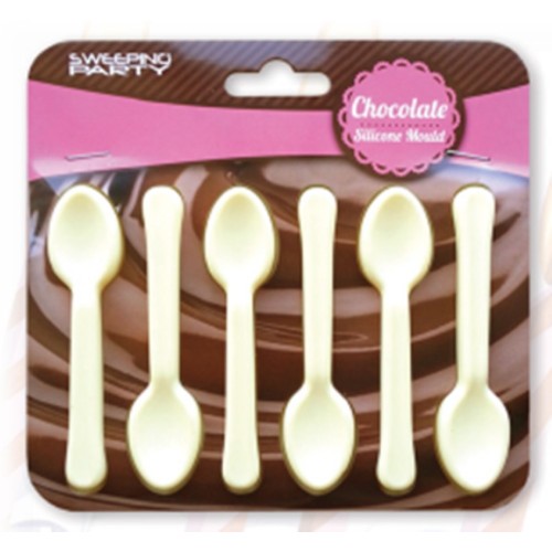 Stampo in silicone per cioccolatini Cucchiaino - Colori assortiti
