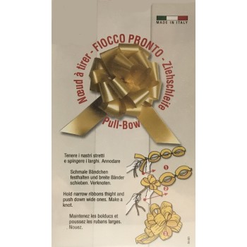 Fiocco pronto da tirare mm. 31 - Confezione 30 pezzi - Argento 2