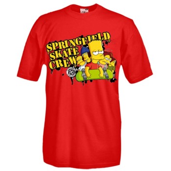T-shirt Bart Simpson skate - Tg. 9/11 anni