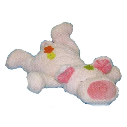Peluche maialino riccio steso Cm. 48