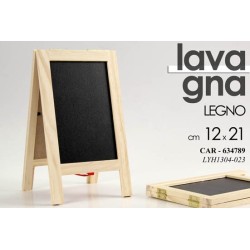 Lavagnetta in legno pieghevole Cm. 12x21