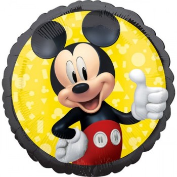 Palloncino mylar 18" Cm. 46 - Topolino rotondo