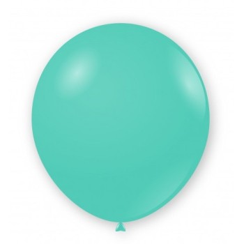 Palloncini lattice monocolore High Quality 5" Cm. 13 Acquamarina - Blister 100 pezzi