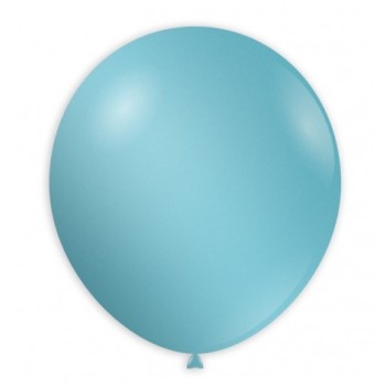 Palloncini lattice monocolore metallizzati High Quality 5" Cm. 13 Light Blue - Blister 100 pezzi