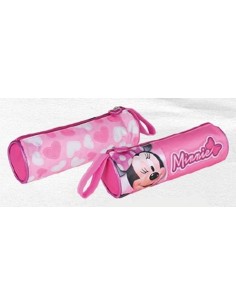 Astuccio cilindro tombolino Minnie Face Cm. 21x7x6