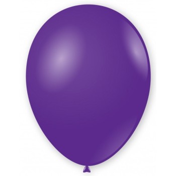 Palloncini lattice monocolore High Quality 9" Cm. 25 Viola - Blister 100 pezzi