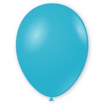 Palloncini lattice monocolore High Quality 11" Cm. 30 Celeste - Blister 100 pezzi