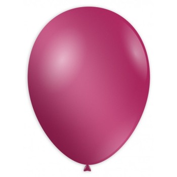 Palloncini lattice monocolore metallizzati High Quality 9" Cm. 25 Fuxia - Blister 100 pezzi