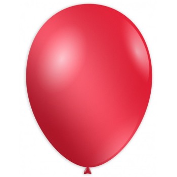 Palloncini lattice monocolore metallizzati 11" Cm. 30 Rosso - Busta 100 pezzi