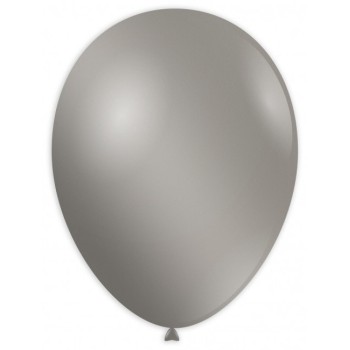 Palloncini lattice monocolore metallizzati High Quality 11" Cm. 30 Argento - Blister 100 pezzi