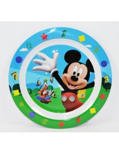 Piatto piano melamina Topolino Cm. 22
