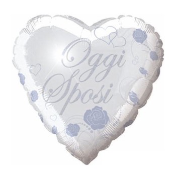 Palloncino mylar 18" cuore - Oggi Sposi