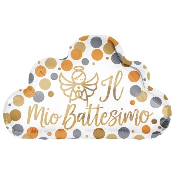 Palloncino mylar 18" sagomato "Il mio battesimo"