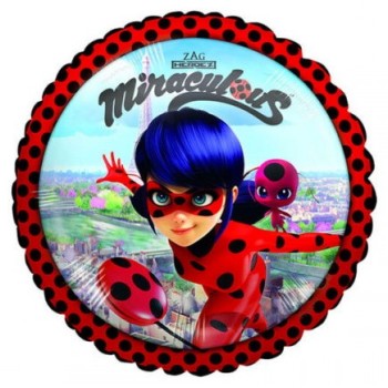 Palloncino mylar 18" Cm. 45 - Ladybug