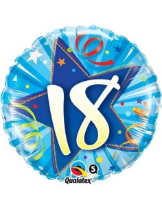 Palloncino mylar 18" Cm. 45 - 18 blue Qualatex