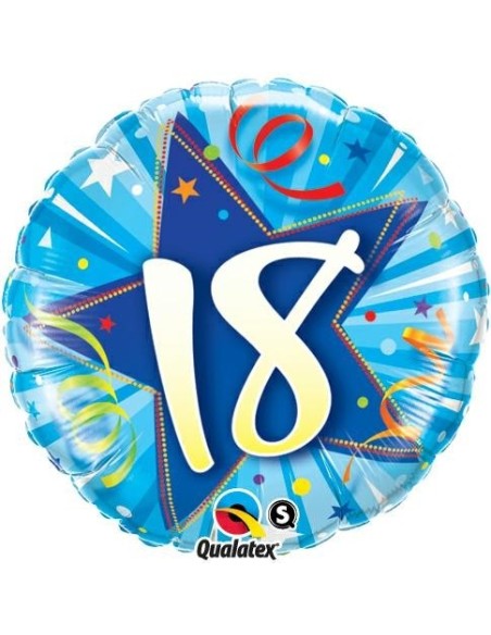 Palloncino mylar 18" Cm. 45 - 18 blue Qualatex