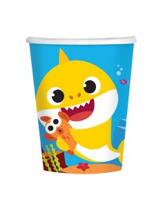 Bicchieri carta 266 ML. Baby Shark - Blister 8 pezzi