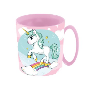 Tazza mug plastica 350 ML microonde - Unicorno