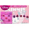 Set 5 anelli plastica Minnie