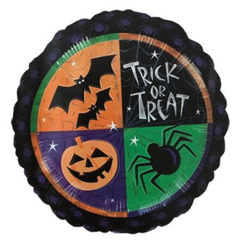 Palloncino mylar 18" Cm. 45 - Halloween Trick or treat