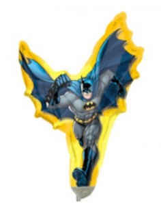 Palloncino mylar minishape Batman - Blister 5 pezzi