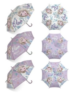 Ombrello lungo 48/8 Frozen II - Colori assortiti
