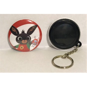 Portachiavi button cm. 4,4 - Bing