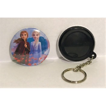 Portachiavi button cm. 4,4 - Frozen