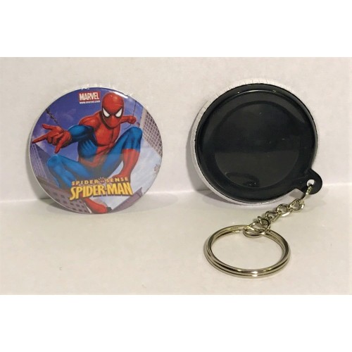 Portachiavi button cm. 4,4 - Spiderman
