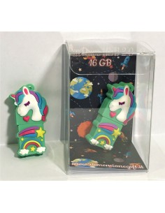 Chiavetta USB memoria 16 GB - Unicorno arcobaleno