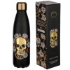 Bottiglia termica borraccia acciaio 500 ML. - Hot & Cold - Teschio con rose