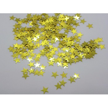 Confetti decorativi metallizzati 18 gr. - Stelline oro