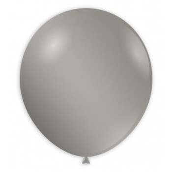 Palloncini lattice monocolore metallizzati High Quality 5" Cm. 13 Argento - Blister 100 pezzi