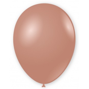 Palloncini lattice monocolore metallizzati High Quality 9" Cm. 25 Rosa Gold - Blister 100 pezzi