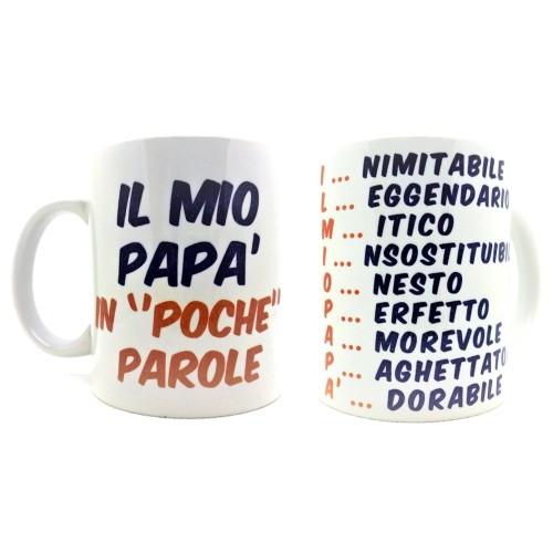 Tazza mug ceramica "Il mio papà in poche parole"