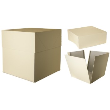 Scatola mini box surprise Cm. 30x30x30 - Avorio