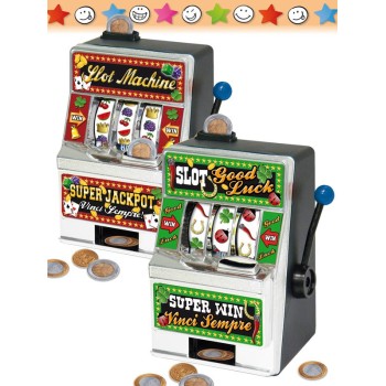 Salvadanaio Slot Machine portafortuna - Modelli assortiti