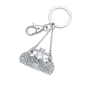Portachiavi "Borsetta" con strass