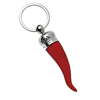 Portachiavi "Corno Rosso" in scatolina regalo
