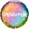 Palloncino mylar 18" Cm. 45 Qualatex - Congratulations