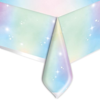 Tovaglia in plastica Cm. 270x140 - Soft Rainbow