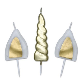 Candeline per torta picks Unicorno Cm. 13