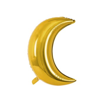 Palloncino mylar Moon Luna Cm. 60 Oro Gold