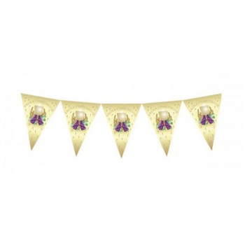 Festone bandierine pvc Prima Comunione Mt. 3,6