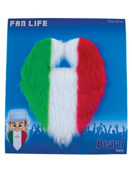 Barba tricolore Italia