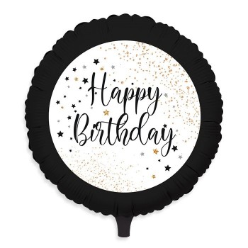 Palloncino mylar 18" Cm. 45 - Happy Birthday Prestige