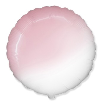 Palloncino mylar 18" Cm. 45 Tondo rosa sfumato